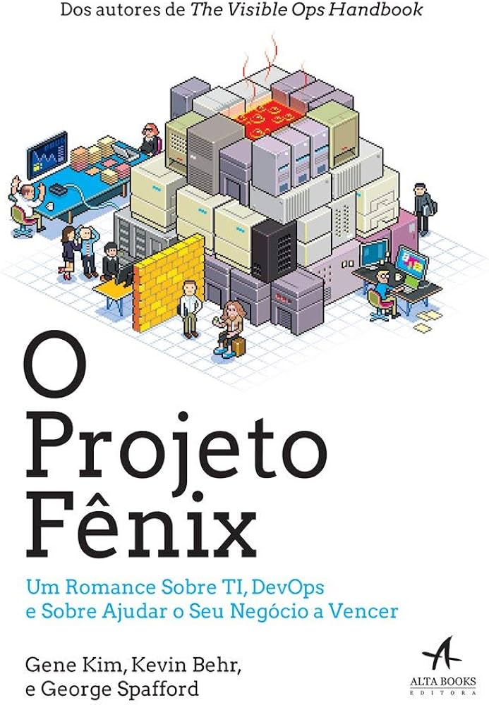 Capa do Livro: O Projeto Fênix um Clássico sobre Devops